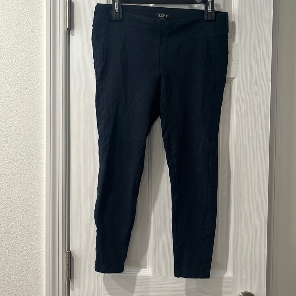 Navy Loft leggings size M